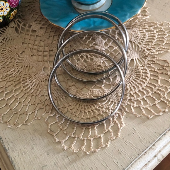 Vintage MOP Bangle Bracelet Set - Picture 5 of 7